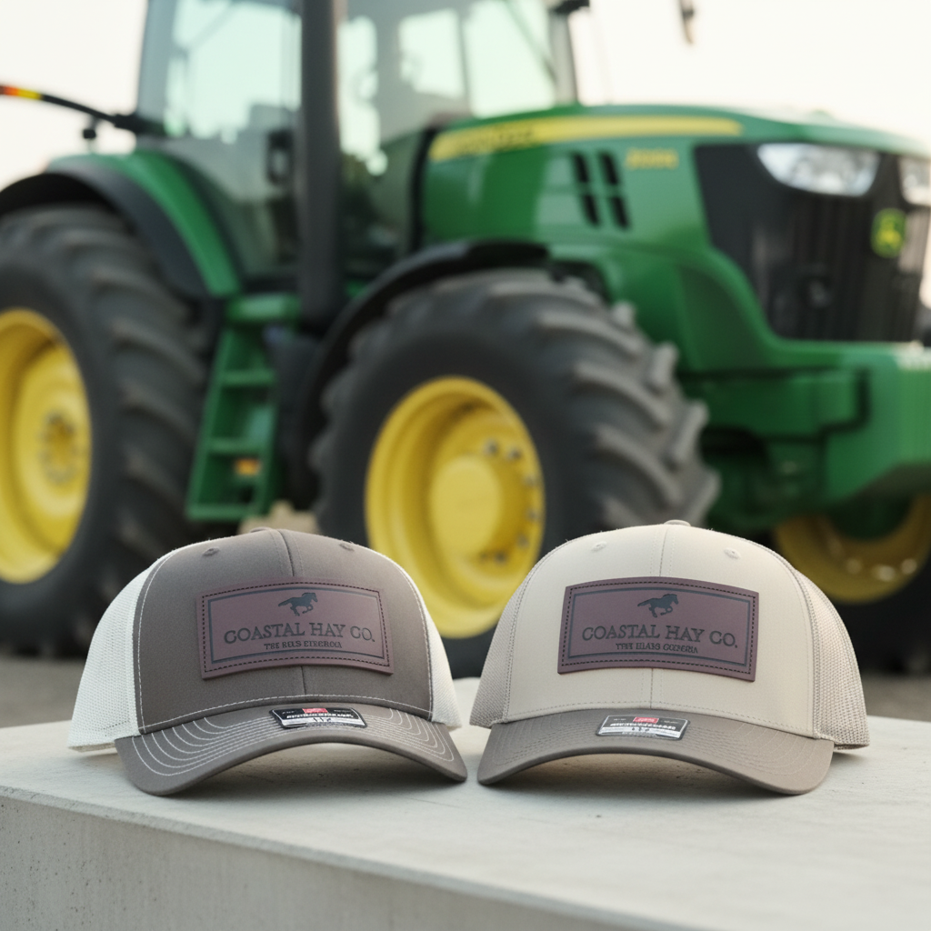 Coastal Hay Hats with John Deere